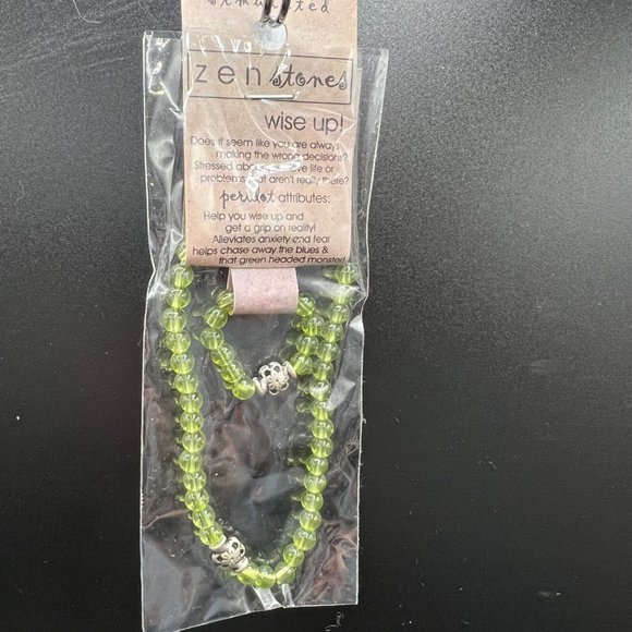 2 Bracelet and Ring Sets 1 Crystal, 1 Peridot Smarts and Insight Combo Zen Stone - Picture 8 of 12